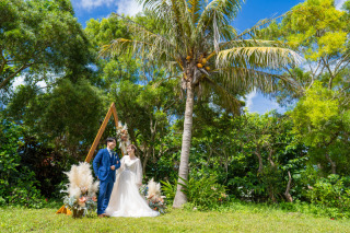 ガーデン挙式シーンの撮影ができる！