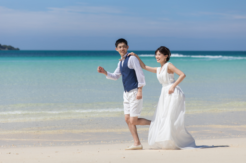 与那覇前浜ビーチまではスタジオから5分という近さ！