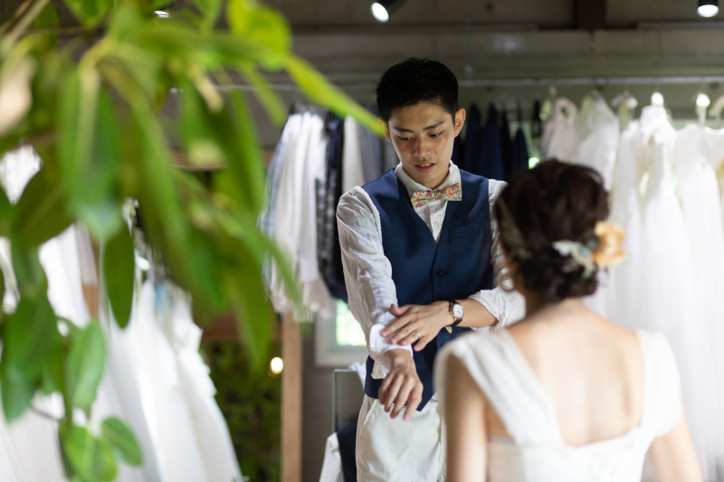 まずは、お打合せ後お気に衣装をセレクトしましょう！