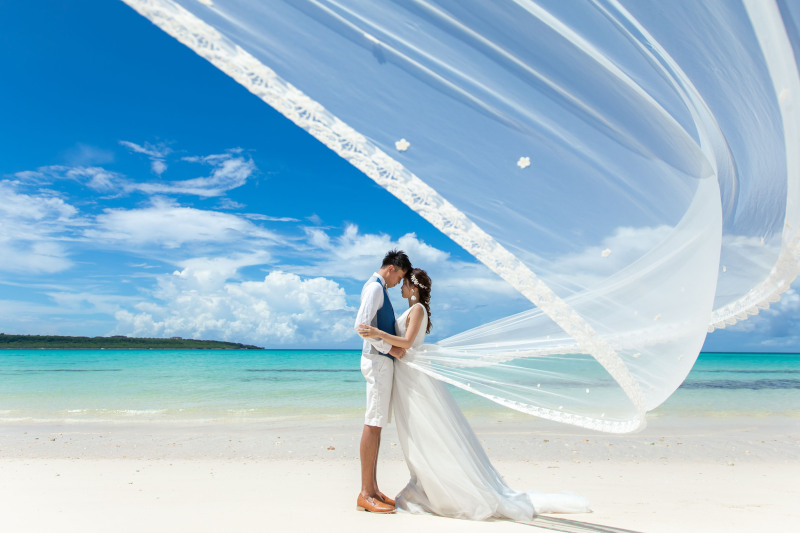 シエロ宮古島 Garden Villa_海で撮影できる