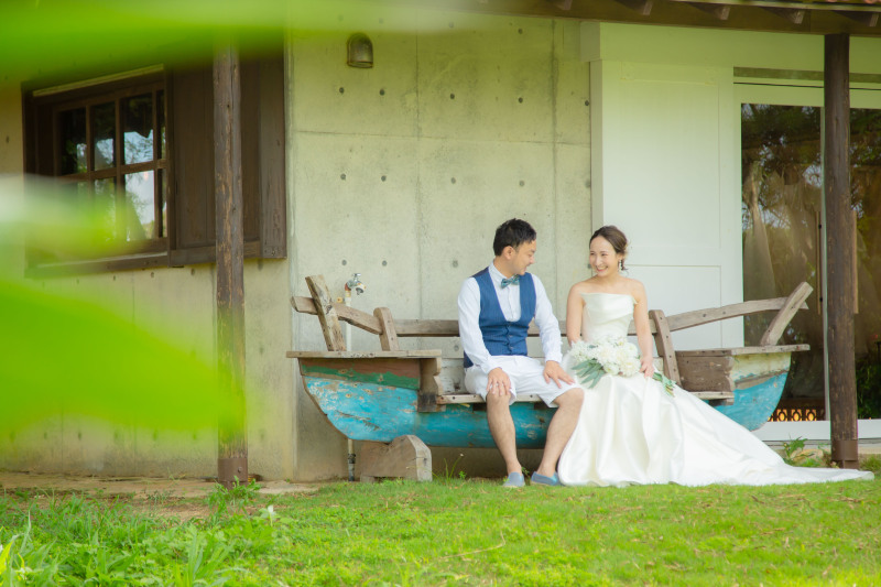 【一組完全貸切!ガーデンアーチで挙式風フォト】プライベートフォトシューティング/ガーデン&ヴィラ・40カット・ヘアメイク&衣装込