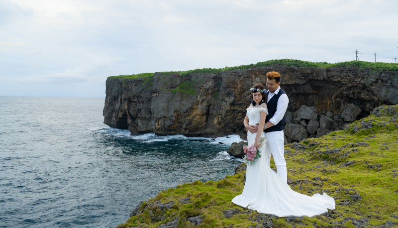 【1日1組限定✨ドローン空撮付】「東平安名崎」1dayフォトツアープラン/ビーチ&東平安名崎他・200カット・ヘアメイク&衣装込