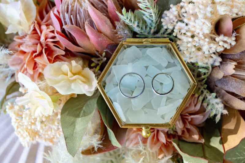 【結婚式はしないけど夫婦の思い出は⼤切にしたい!】ファーストミートから始まるガーデン&ビー チ撮影*ライトセレモニープラン☆★