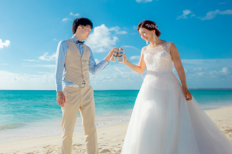 【土日祝アップ料金なし!撮影日いつでもOK】MIYAKOシンプルプラン★☆ビーチ&ガーデン・150カット・ヘアメイク&衣装込★☆