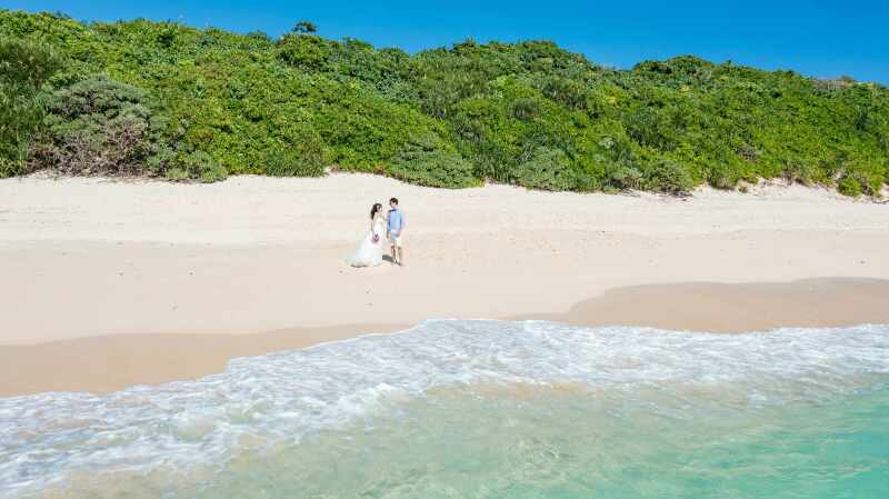 【10〜11⽉撮影限定！】秋得プラン☆ビーチロケ・フォト120 ・ドローン5と美肌加工10カット付き　　￥99,000(税込)&rarr;