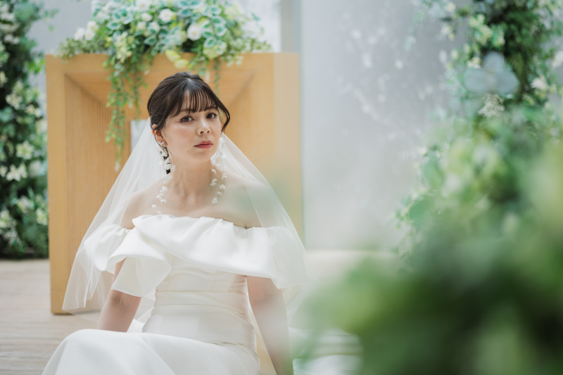 静寂に咲く、花嫁の美しさ