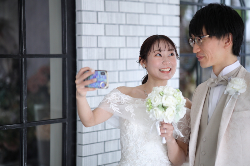 自撮り撮影も可能です！