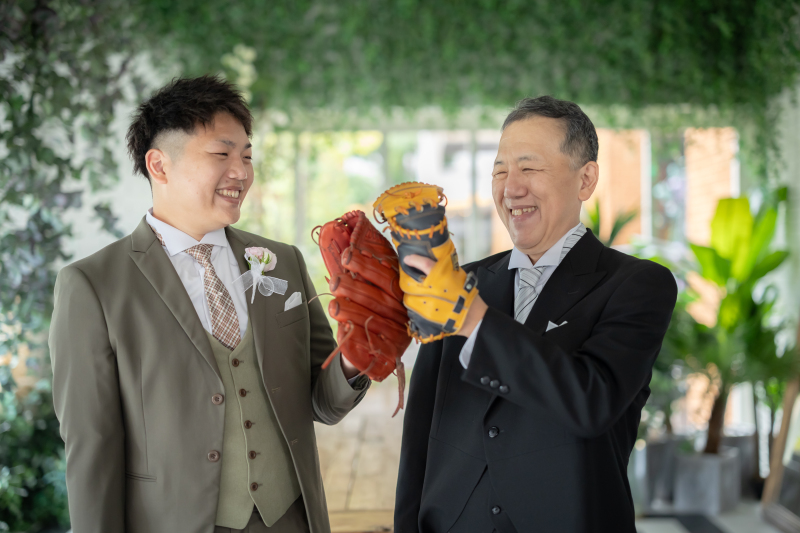 お父様との一枚も