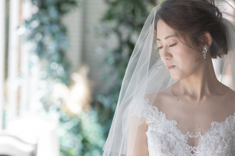 ベールをまとって