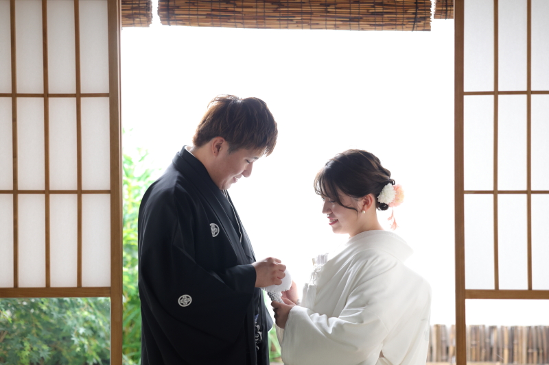 カメラマンのレクチャーで自然なショットも