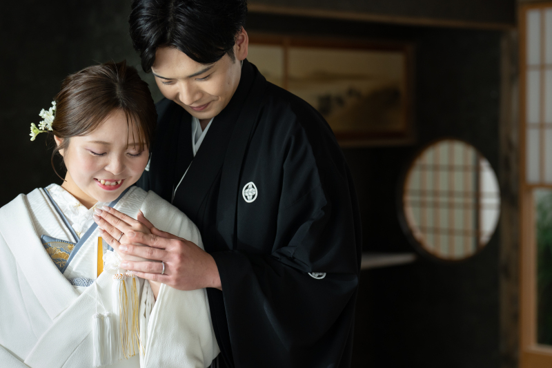 白無垢に一工夫を