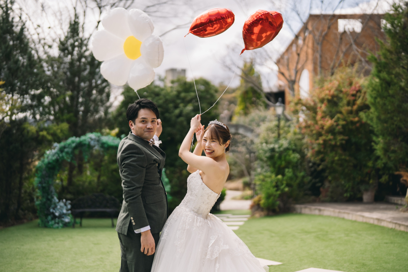 笑い声あふれるガーデンフォト