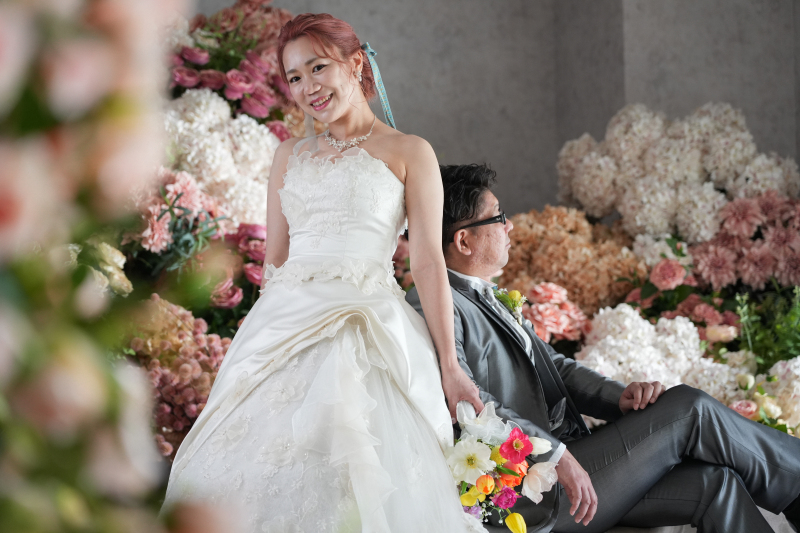 カメラ目線もばっちり