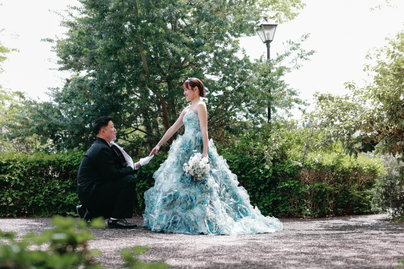 ガーデンで雰囲気を変えて