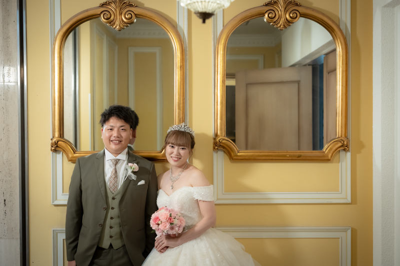 スタジオの前背景を使って