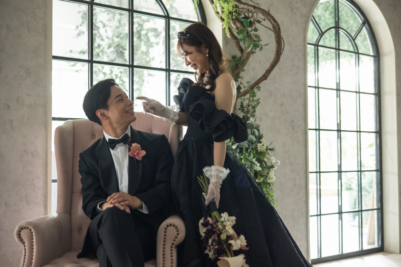 ブラックでカッコ良くキメて