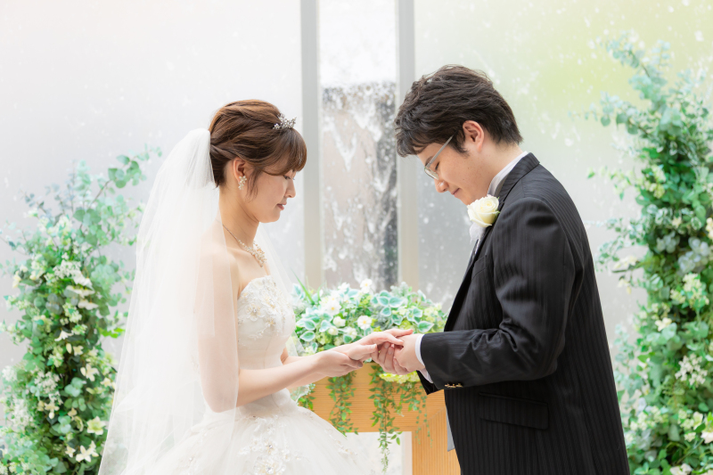 心を込めた誓いのセレモニー