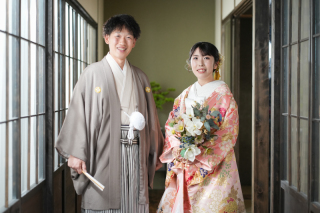 幸せあふれる和装フォト