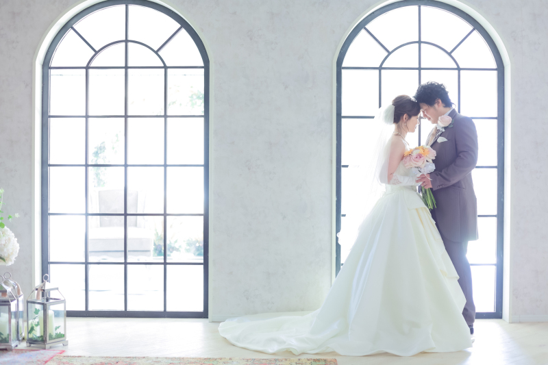 自然光いっぱいのスタジオ