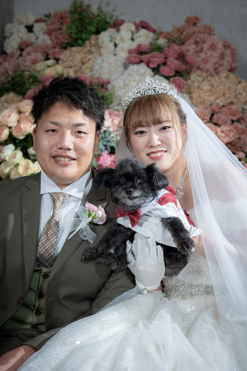 わんちゃんとの3ショット!