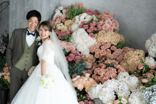 結婚式の前撮りでご利用頂きました♪♪