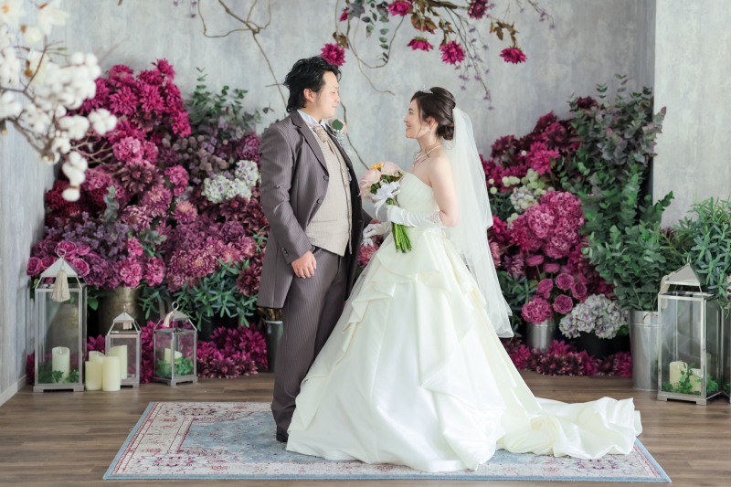 色とりどりのお花に囲まれて*＊*＊