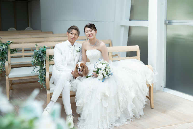 衣装保証もあり、ペットとの撮影も安心