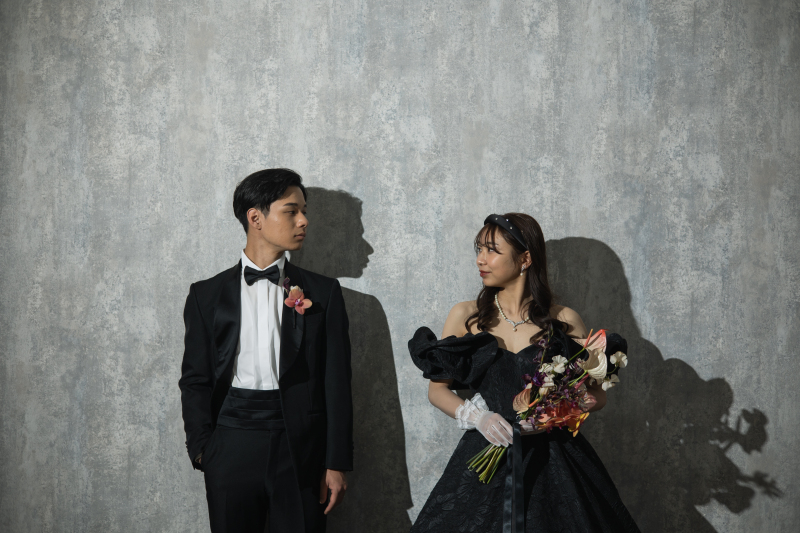 シンプルな背景でカッコ良く