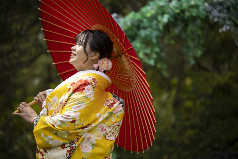 笑顔に咲く、和の彩り