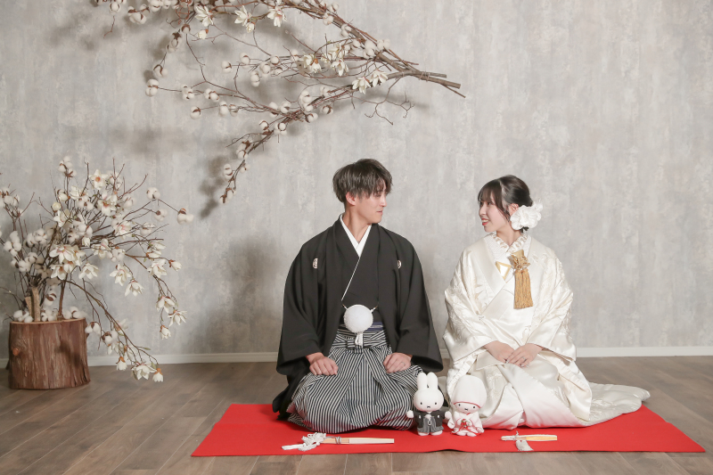 大好きなミッフィーちゃんとお揃いの和装で♪