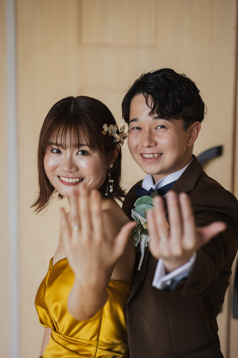 結婚指輪ショット