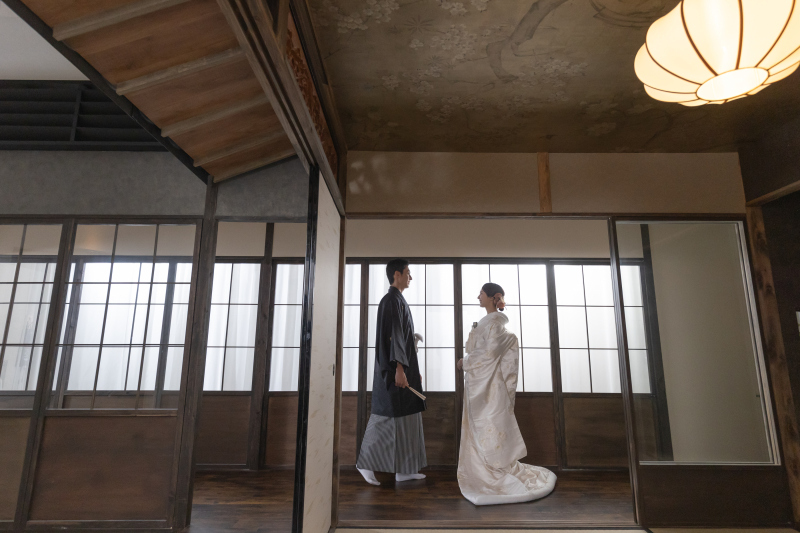 向かい合わせショット