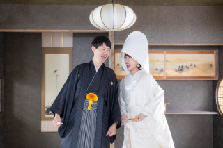 ずっと笑顔のおふたり！