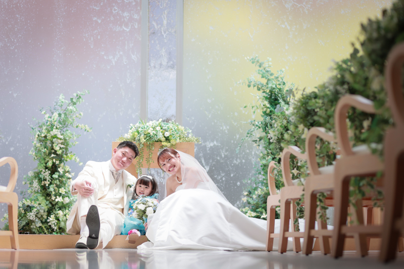 水の流れるチャペルで