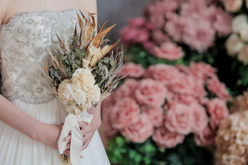 こだわりのブーケと一緒に