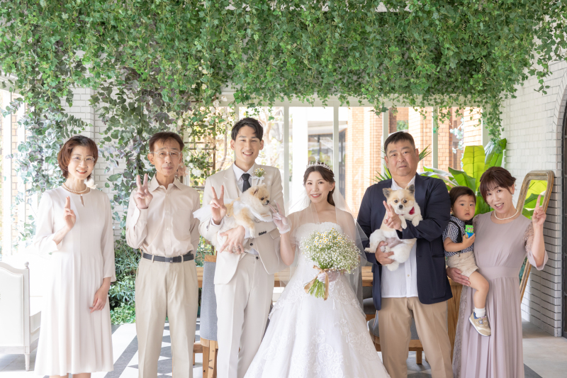 メゾンフォトスタジオ_ペットと一緒に撮影できる