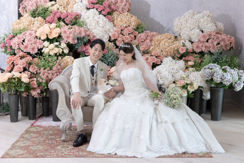 メゾンフォトスタジオ_ペットと一緒に撮影できる