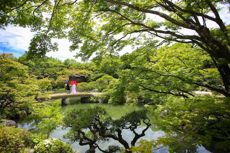 メゾンフォトスタジオ_ガーデンで撮影できる