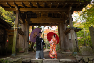 メゾンフォトスタジオ_和装ロケ（有馬温泉街、須磨離宮公園、相楽園）