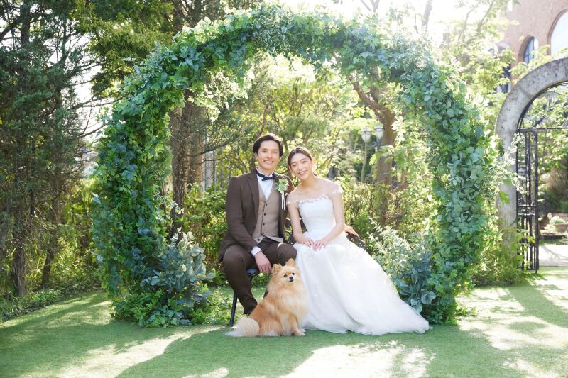 メゾンフォトスタジオ_ガーデンで撮影できる