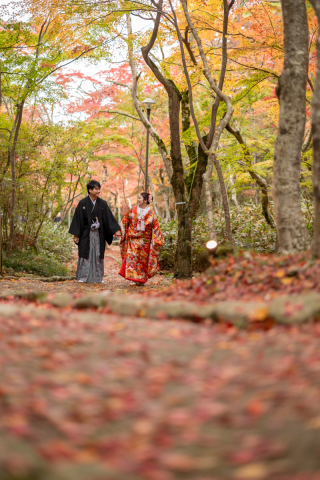 メゾンフォトスタジオ_和装ロケ（有馬温泉街、須磨離宮公園、相楽園）