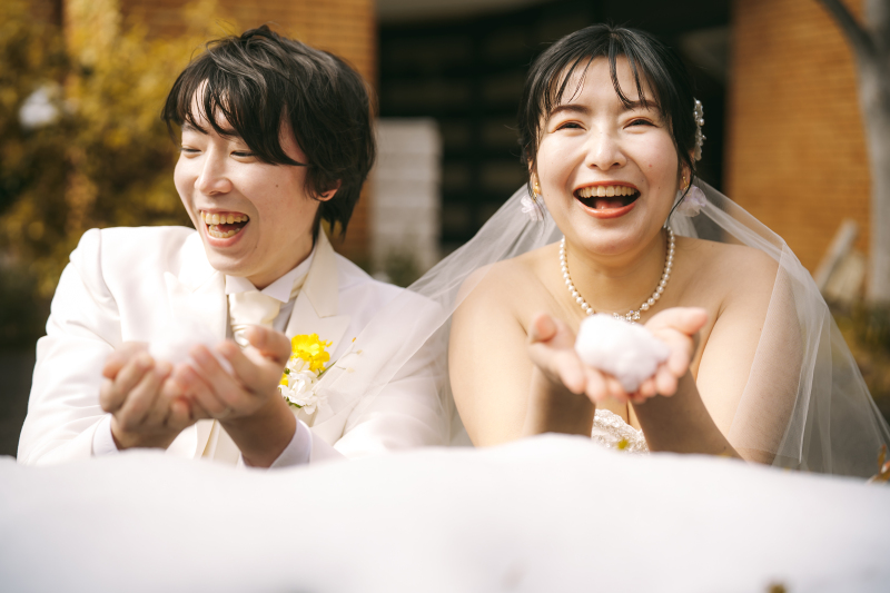 思わず笑顔があふれる瞬間も、大切な思い出の一コマ。