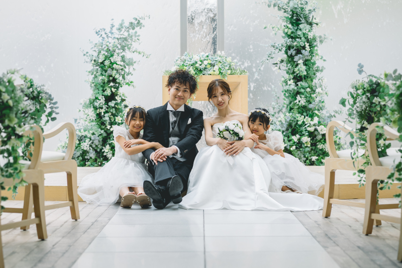 ファミリーフォトウェディング【基本料金50%OFF】洋装1着・全50カットデータ※2026年3月末までの申込・5月末までの撮影