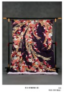 818＿熨斗目梅鈴絵（紫）