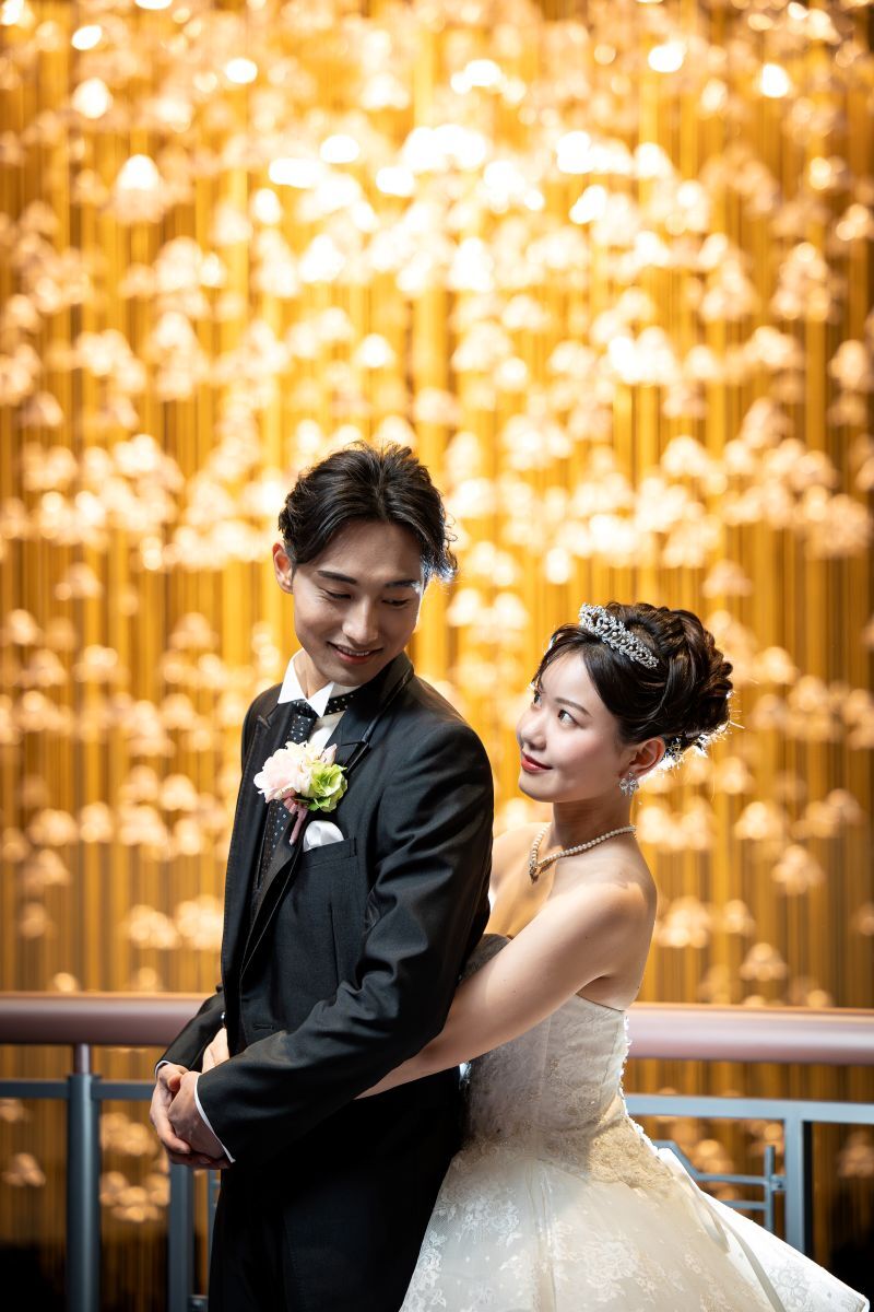 明治記念館_館内で幻想的なナイトフォト