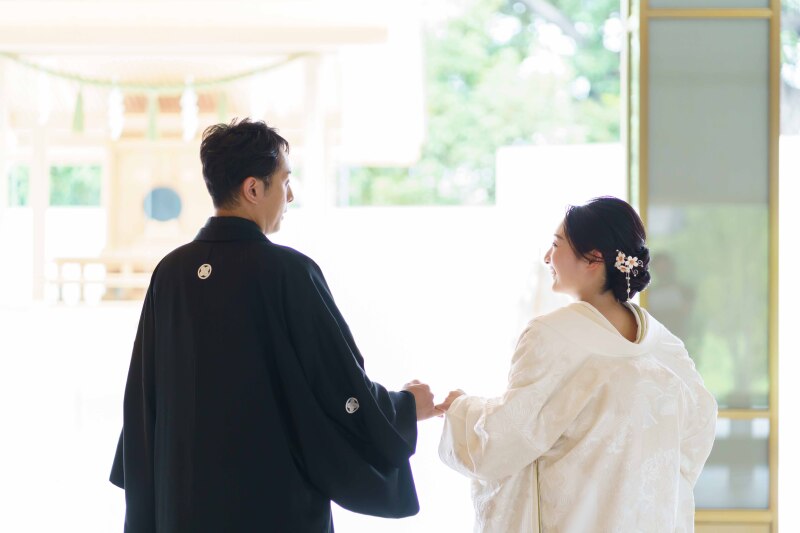 ◇フォトウエディングと一緒に誓いを立てて◇1週間前までお申込み可能な新たな誓いのかたち【結婚奉告参拝】