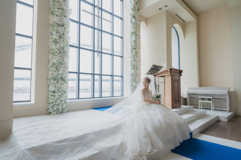 チャペルにベールはマストで！