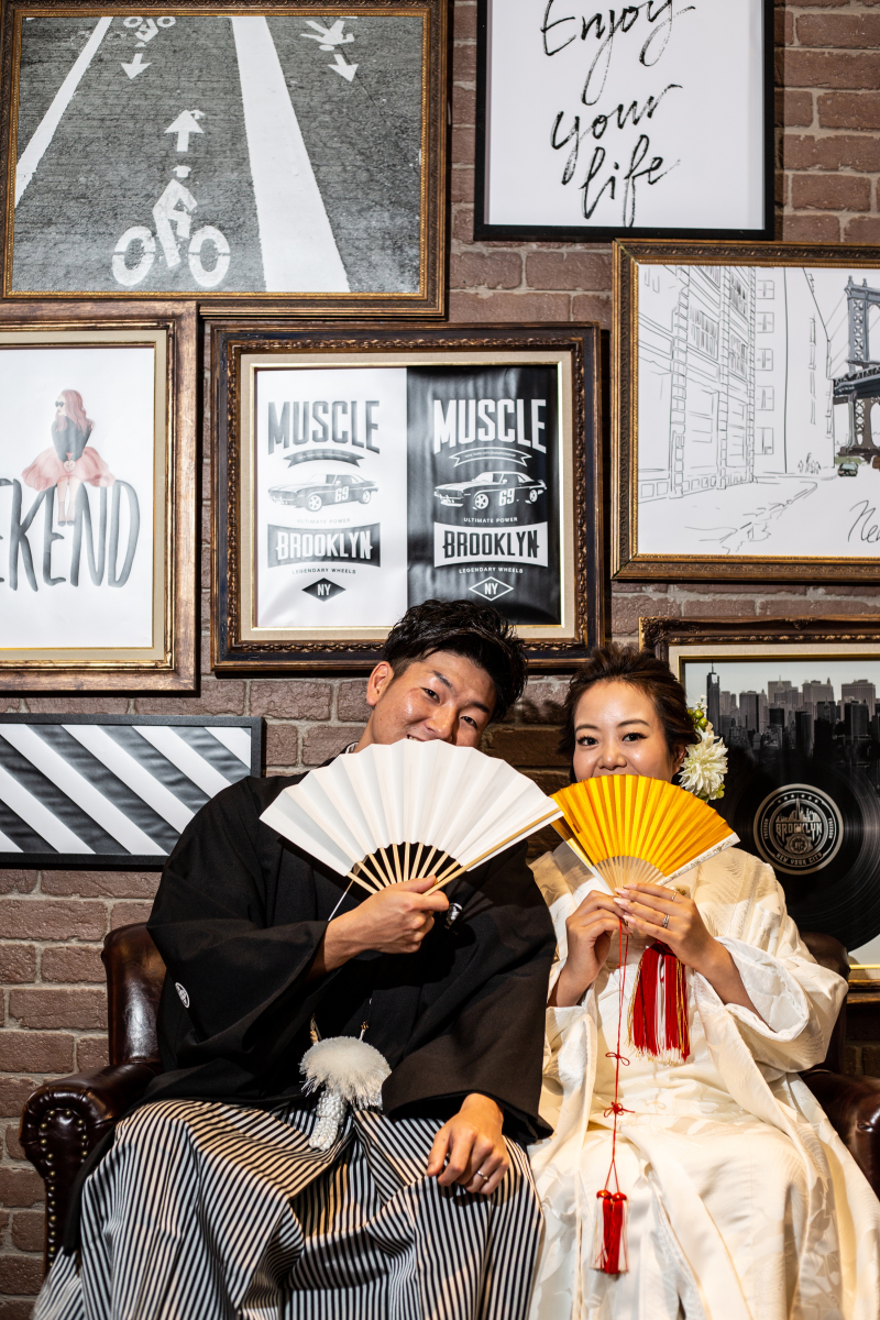 レトロな雰囲気での撮影