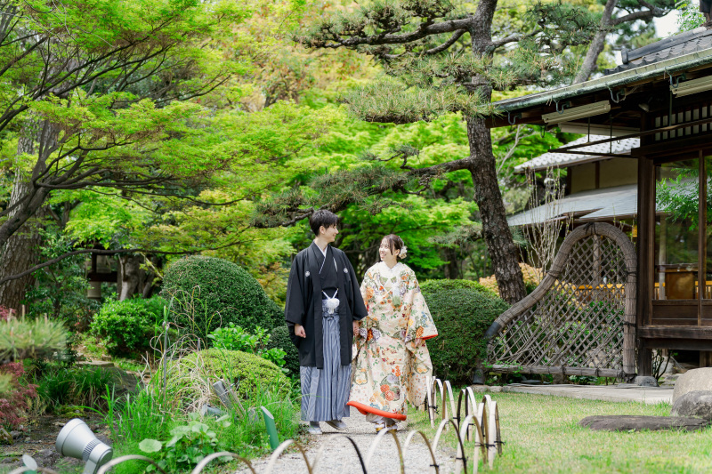 和装も残したい！緑豊かなロケーションで