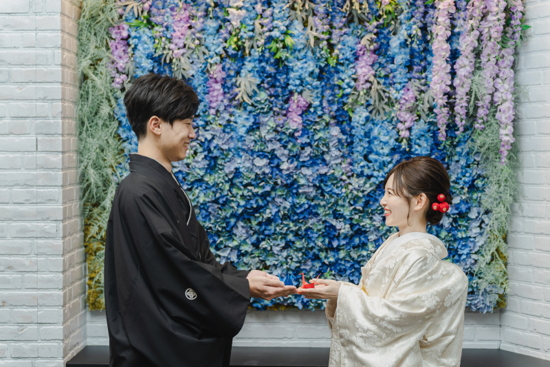 折り鶴ショット